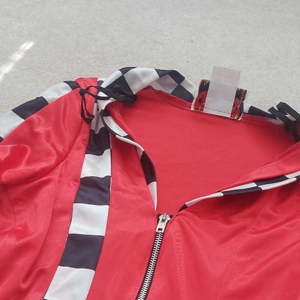 Red Racing Costume Dress - Picture 4 of 5